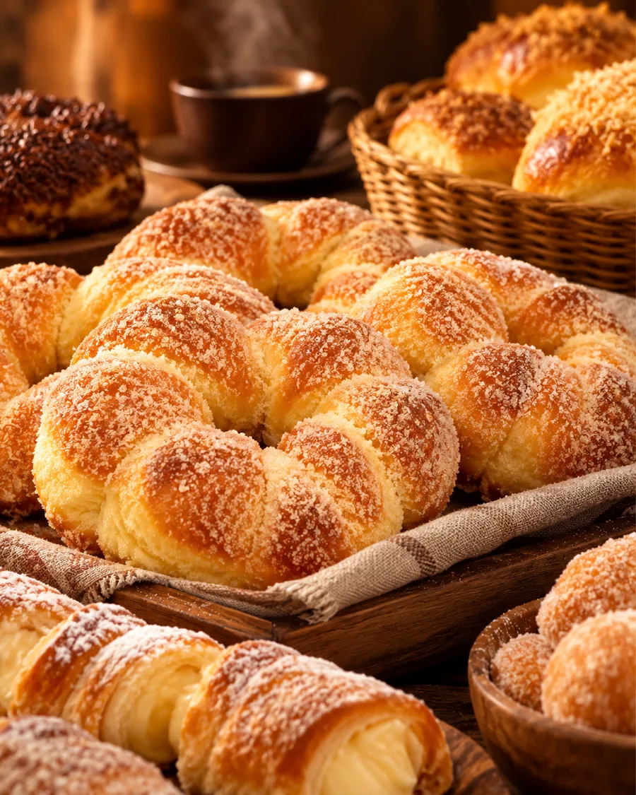 Pães para festa